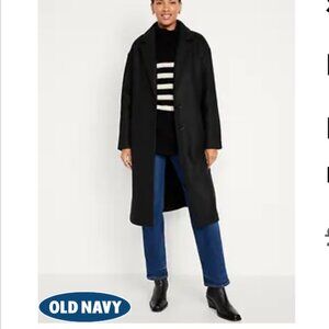 Old Navy Soft-Brushed Long Overcoat
